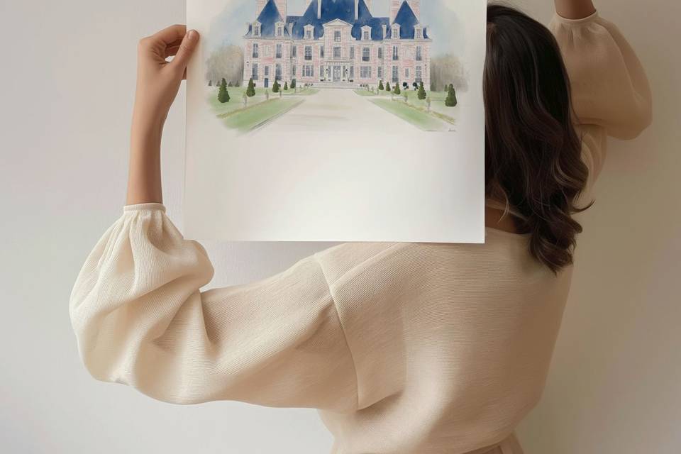 Ilustración boda