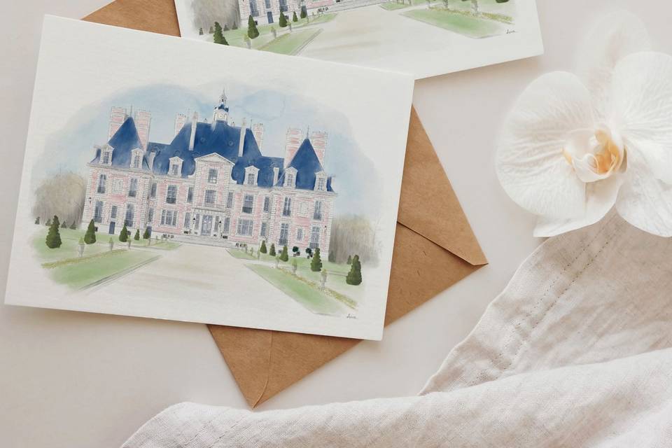 Ilustración boda