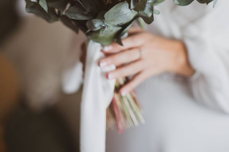 Ramo de Novia de flores preser