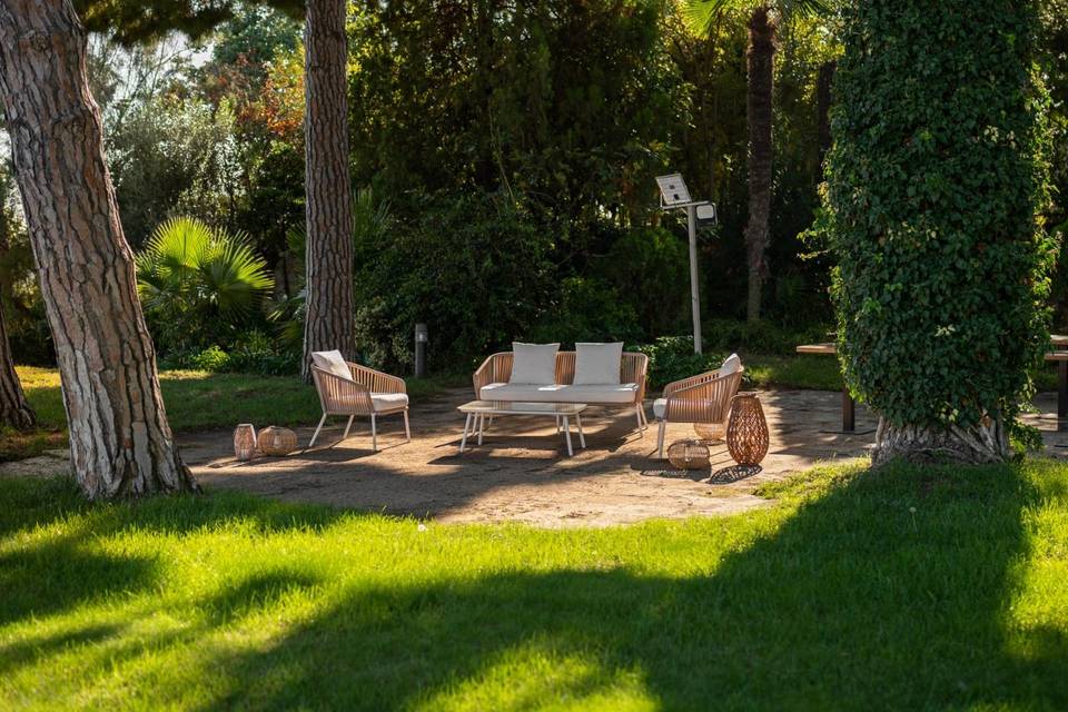 Zona jardín