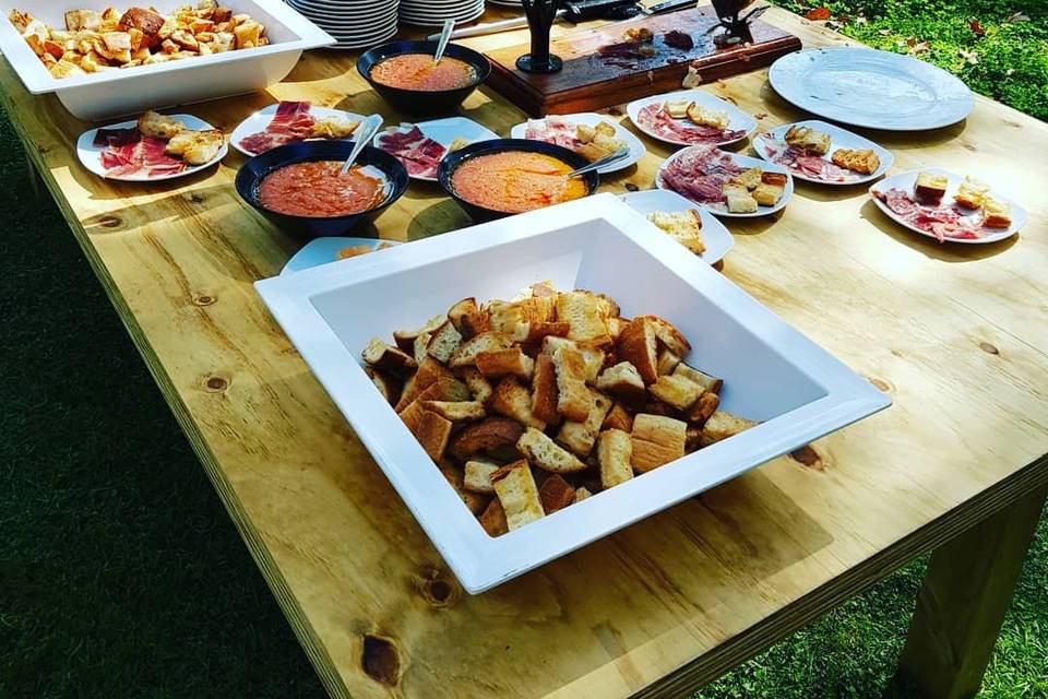 Buffet de jamón ibérico