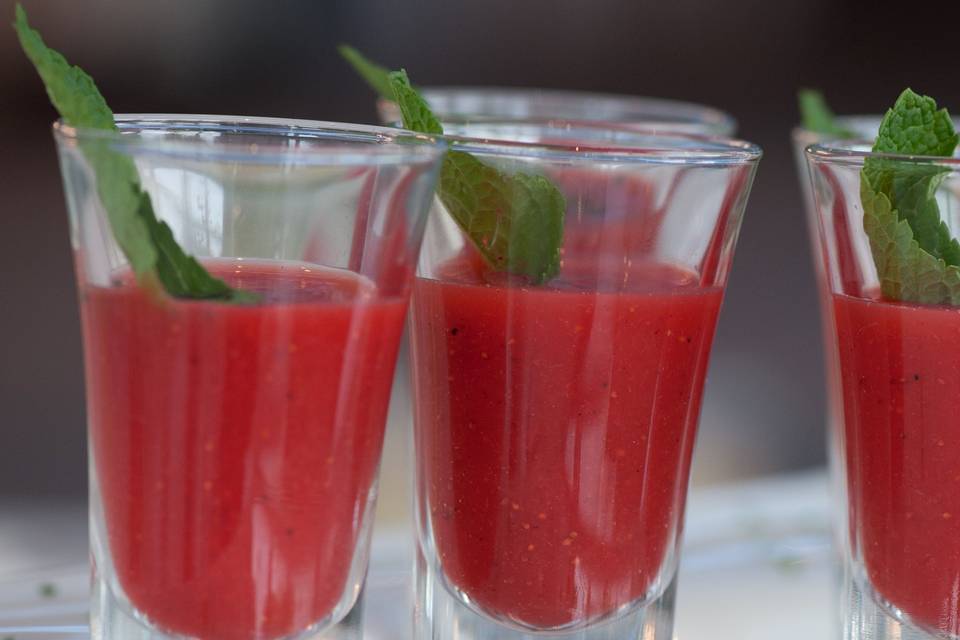 Gazpacho de fresa