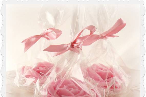 Rosas de jabón en bolsita
