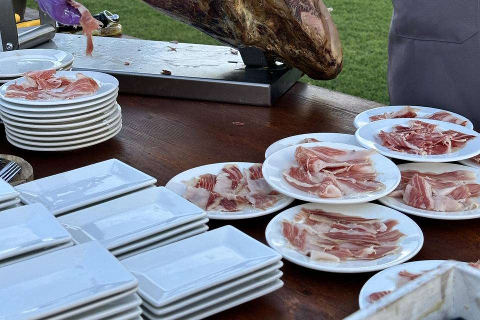 Buffet jamón