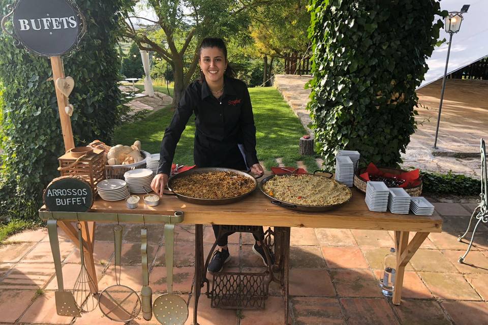 Buffet de arroz y fideuá