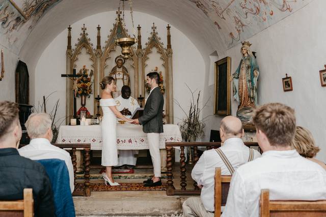 Ceremonia en Capilla.