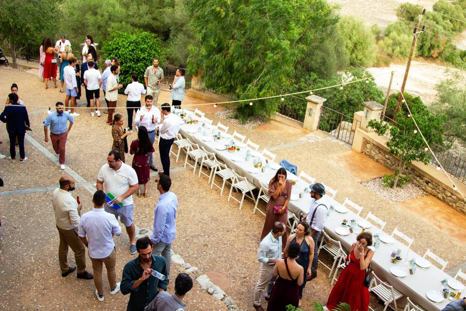 Banquete en la Carrera.