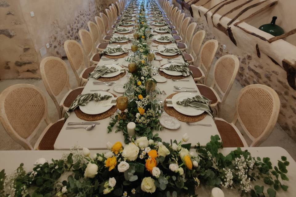 Almuerzo en interior