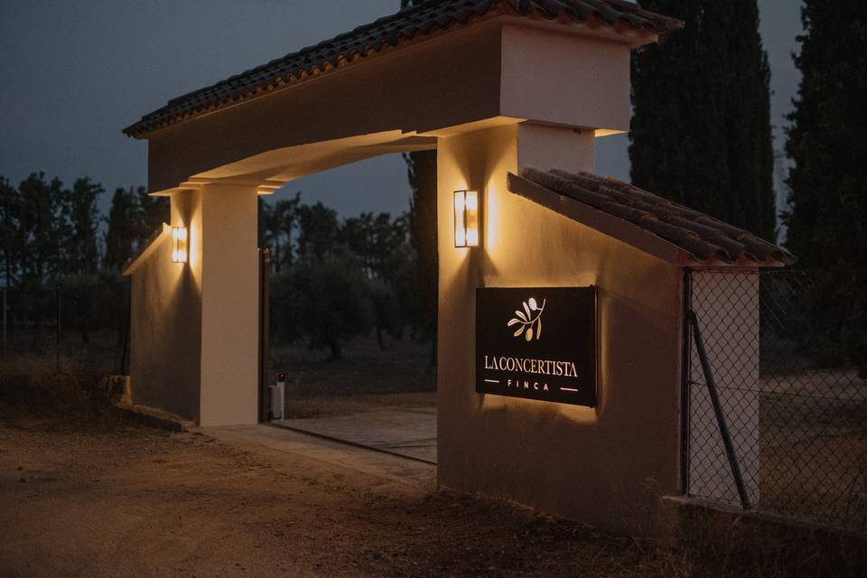 Finca entrada