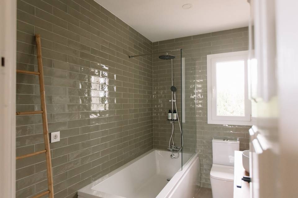 Baño verde