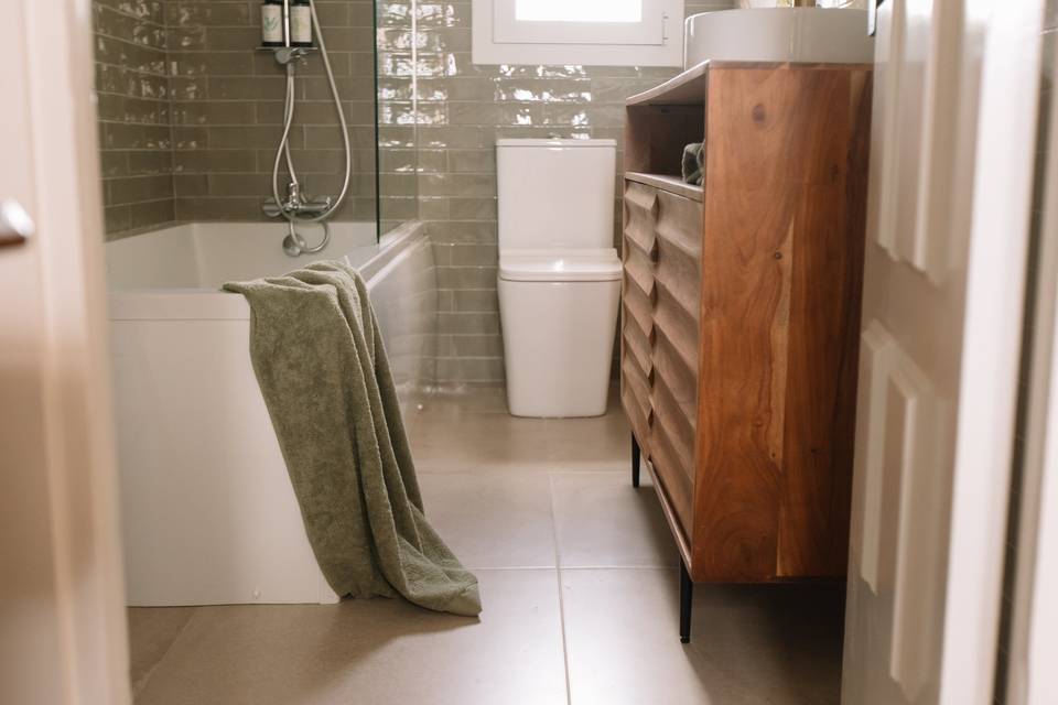 Baño verde