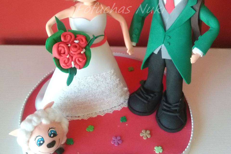 Pareja novios personalizados