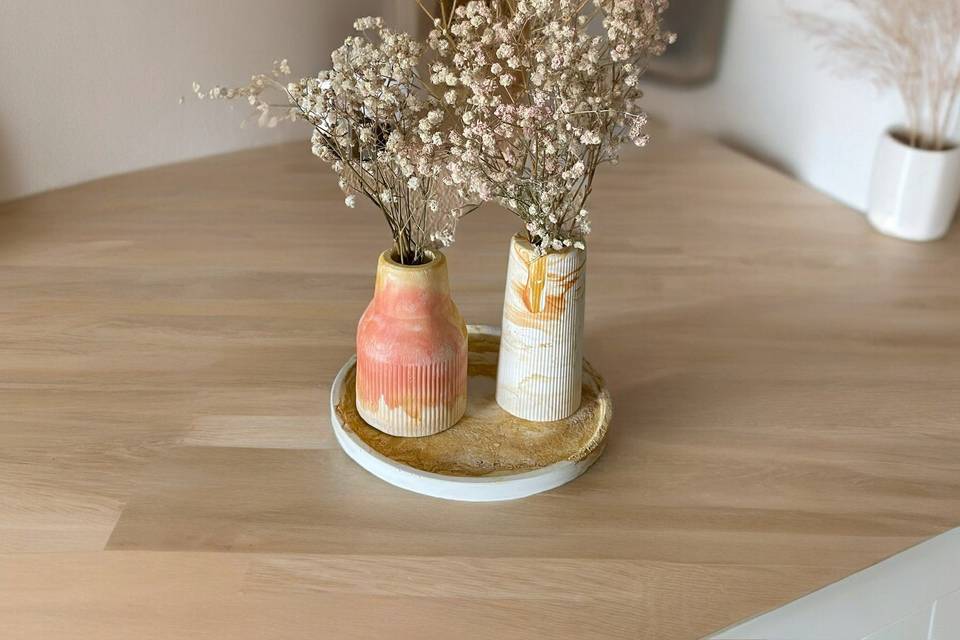 Jarrones de mesa de decoración