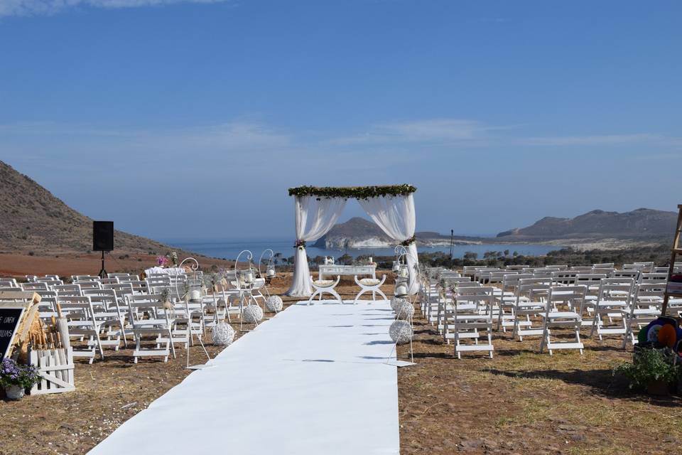 Ceremonia en la playa