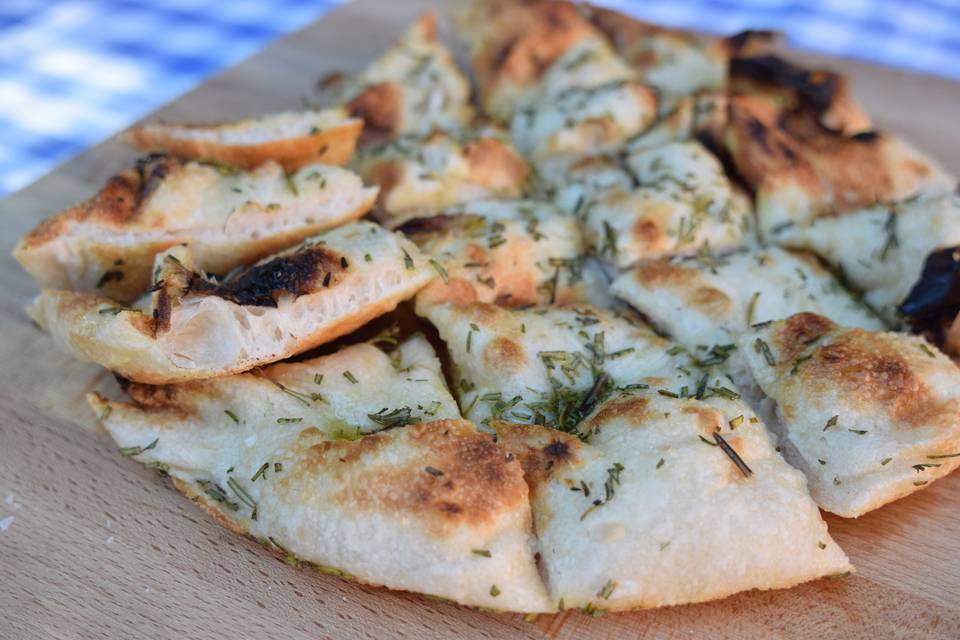Una focaccia para compartir