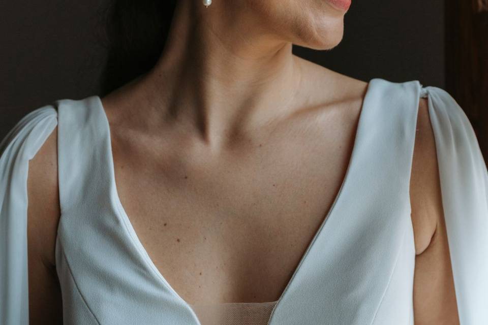 Detalle novia maquillaje