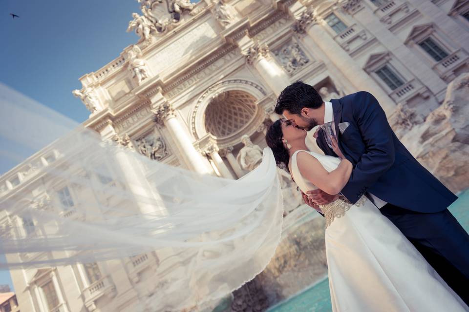 Postboda en Roma