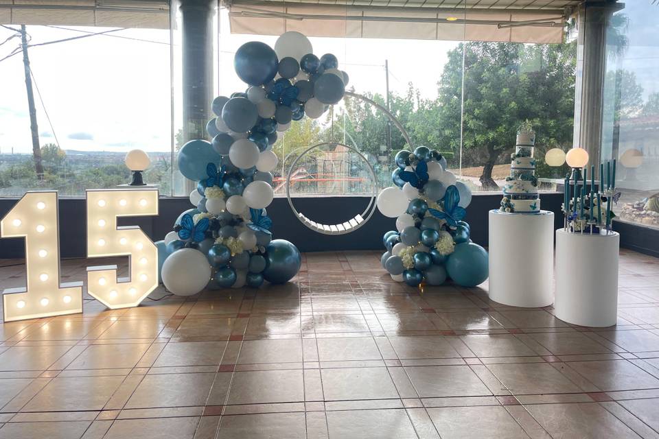 Decoración con globos