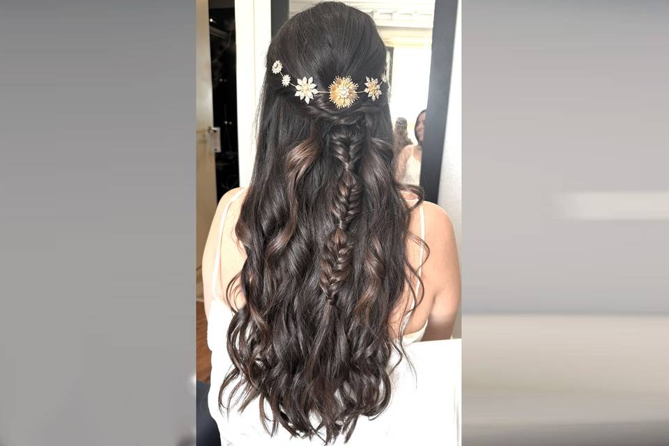Precioso semirecogido