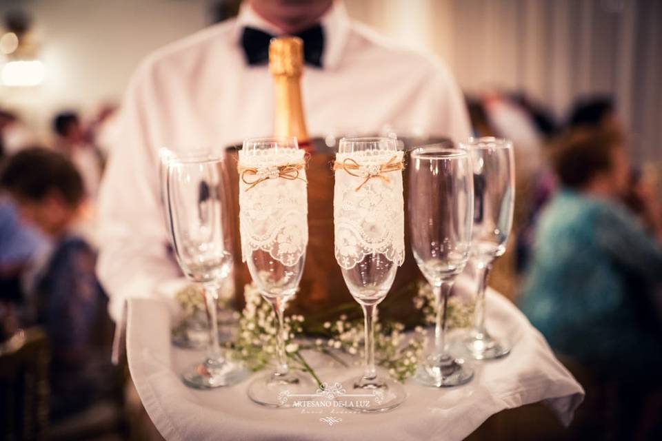 Detalle brindis para novios