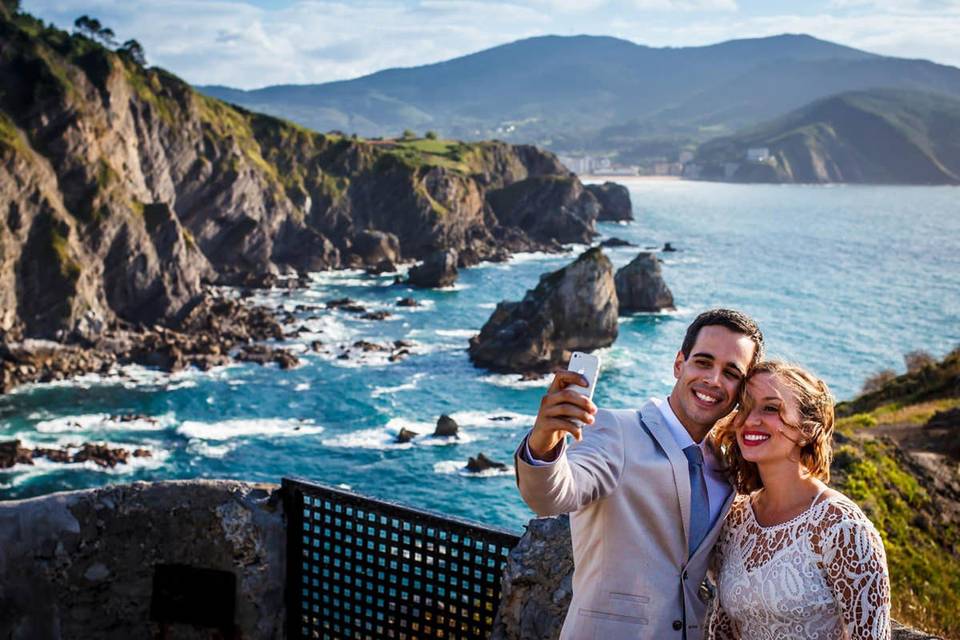 Selfie de boda