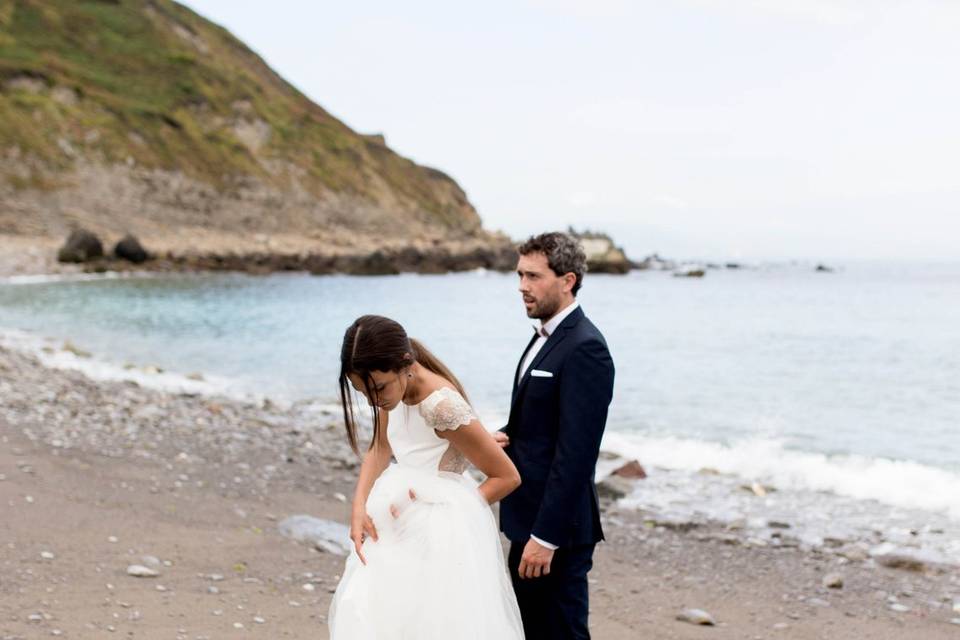 Boda en la costa de Bizkaia