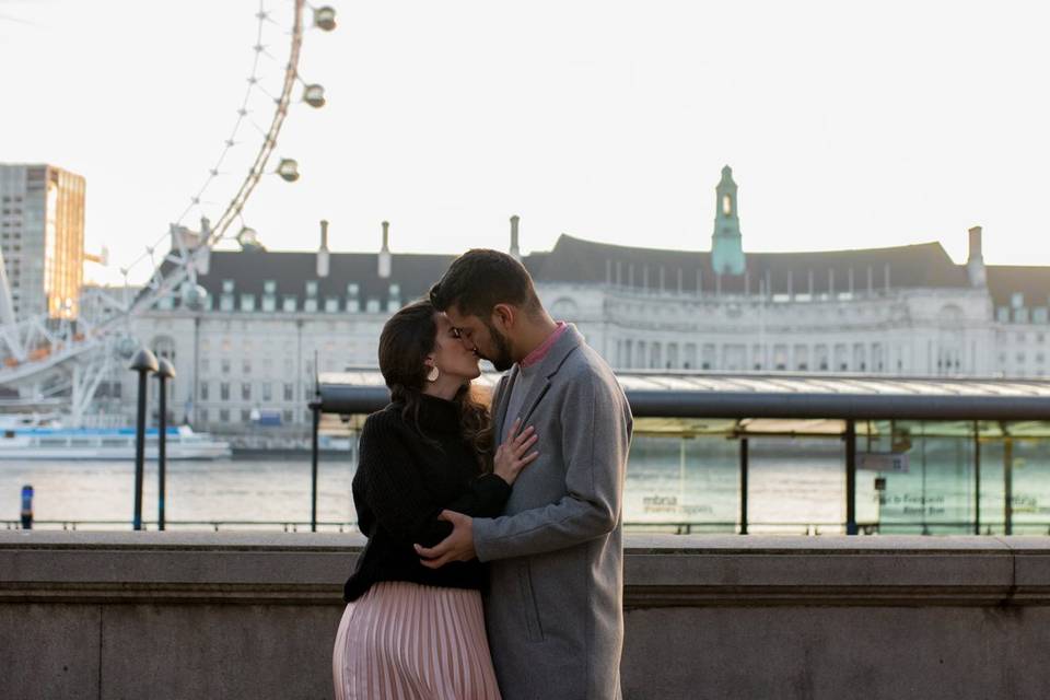 Reportaje de pareja en Londres