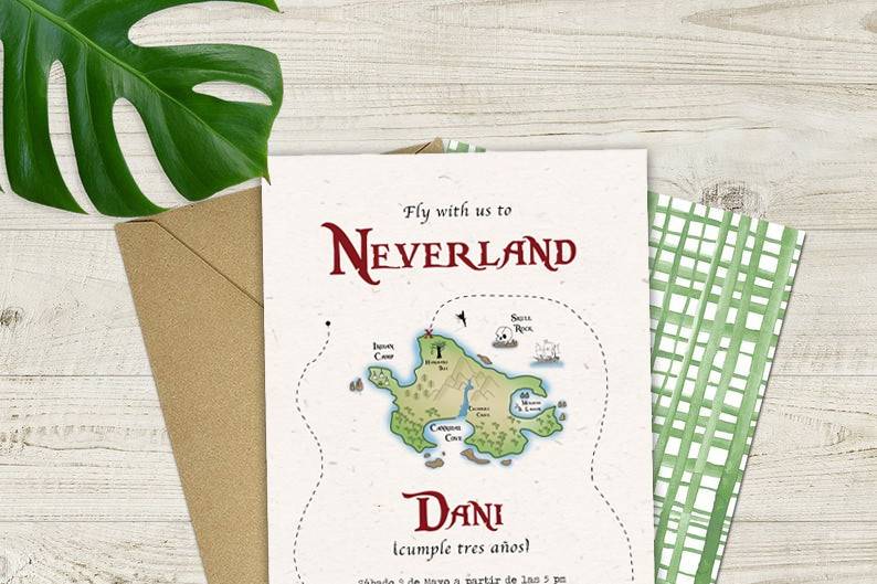 Invitación 'Neverland'