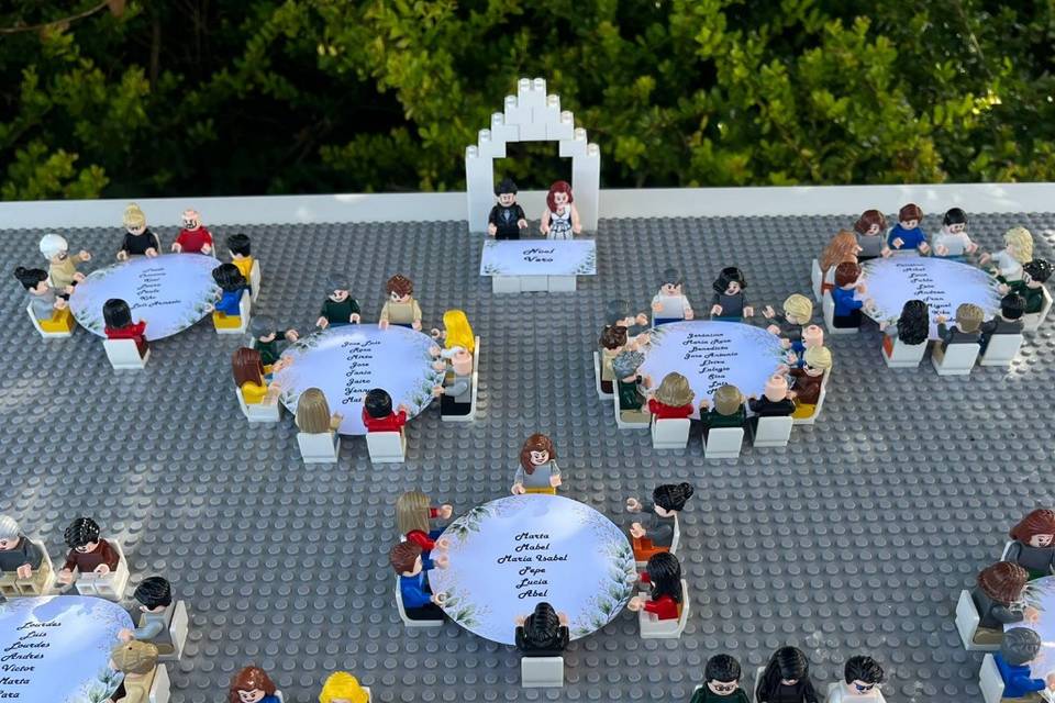 Seating plan lego