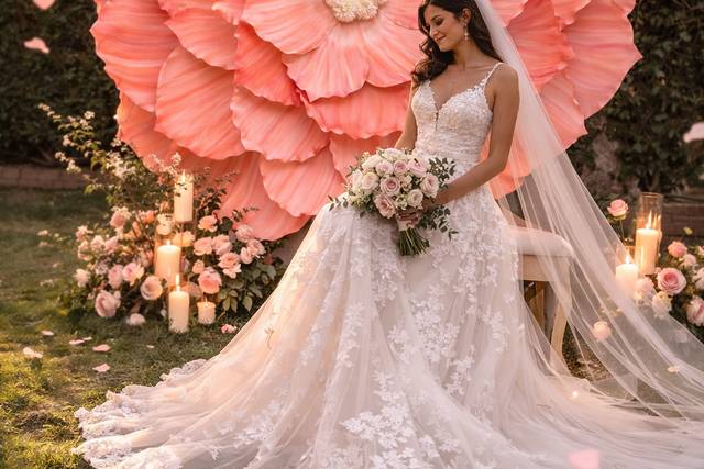 Photocall flor gigante