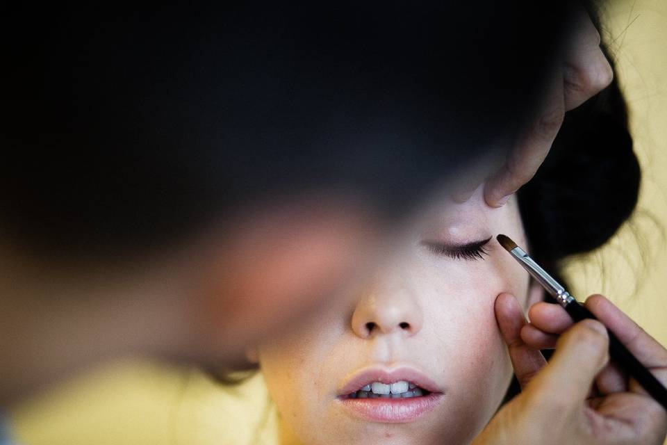 Detalles del maquillaje