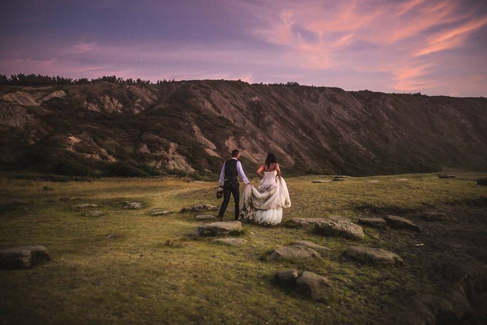 Postboda en la naturaleza