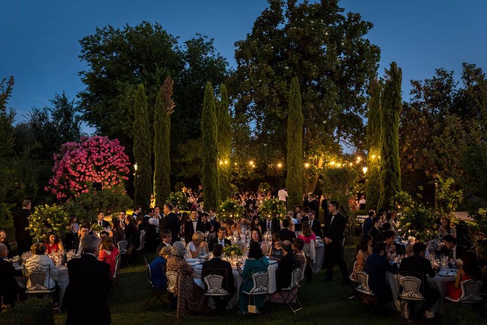 Banquete en el exterior