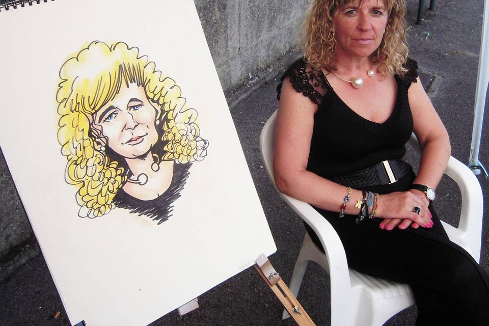 Caricaturas en eventos