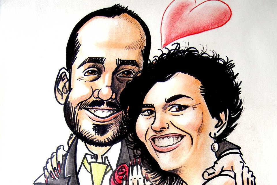 Caricaturas de estudio