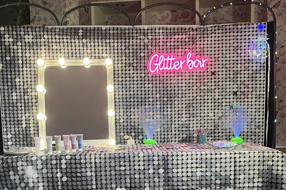 Servicio glitter bar