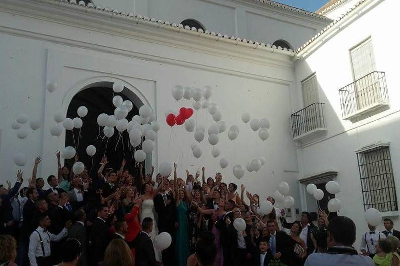 Suelta de globos