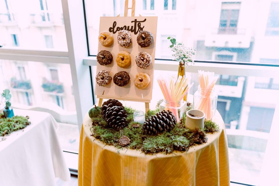 Tabla de donuts