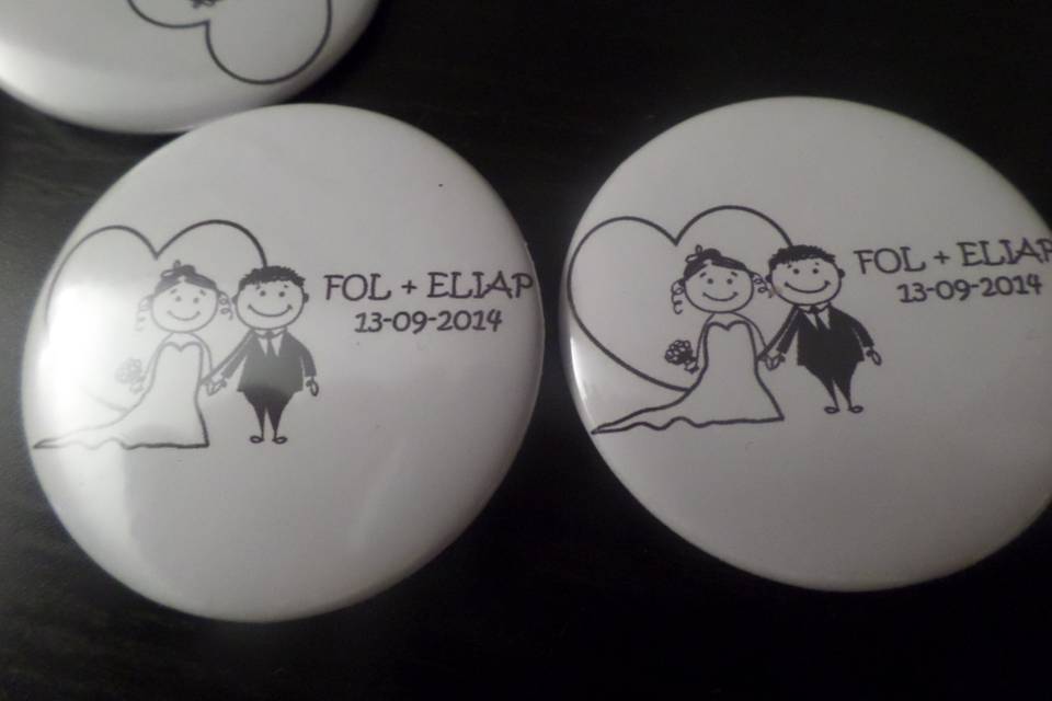 Chapas para boda