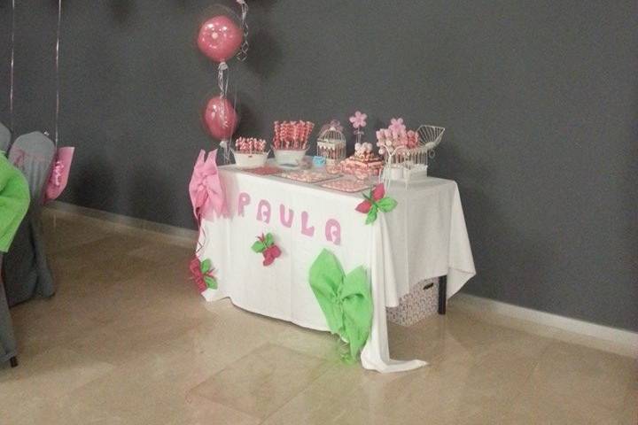 Buffet chucherías personalizad