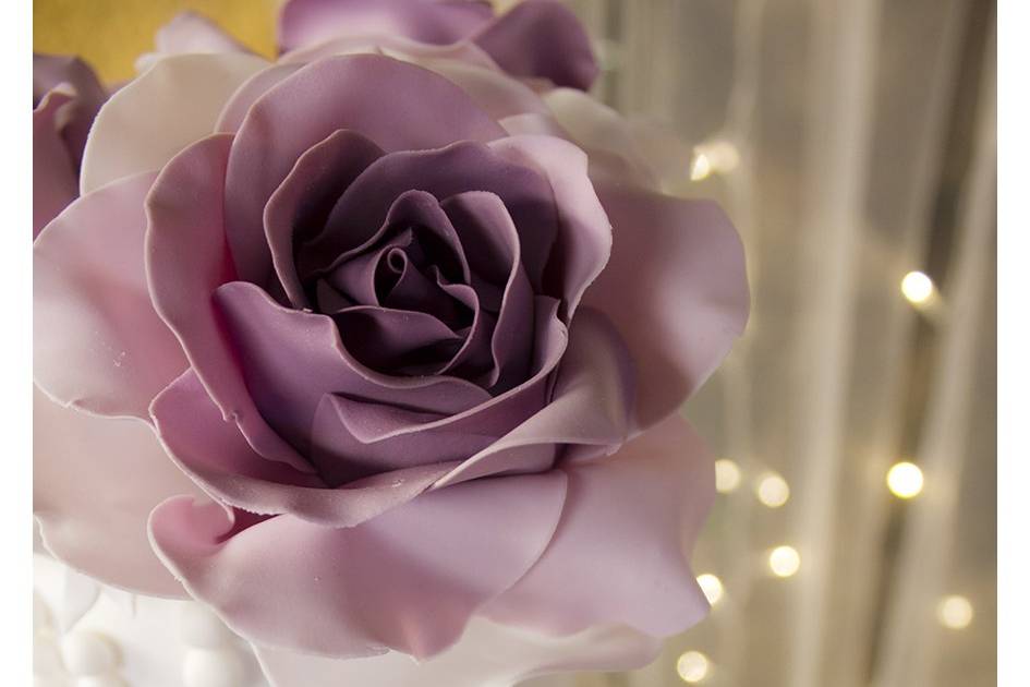 Detalle de tarta de boda