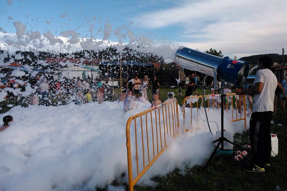 Cañones de espuma