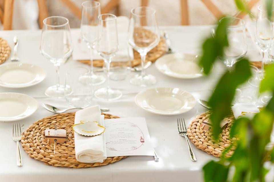 Detalle cubiertos