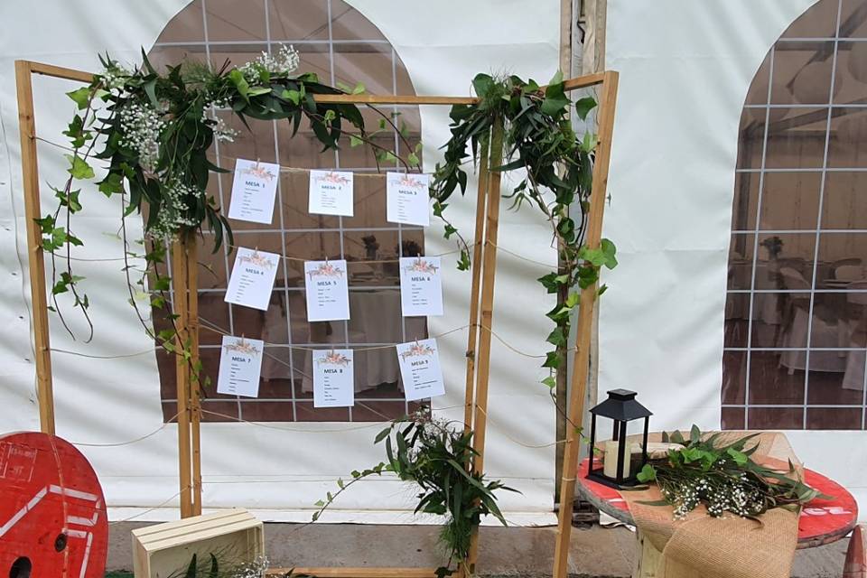 Decoración de boda