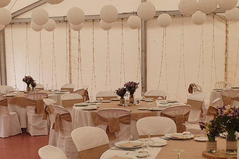 Decoración de boda