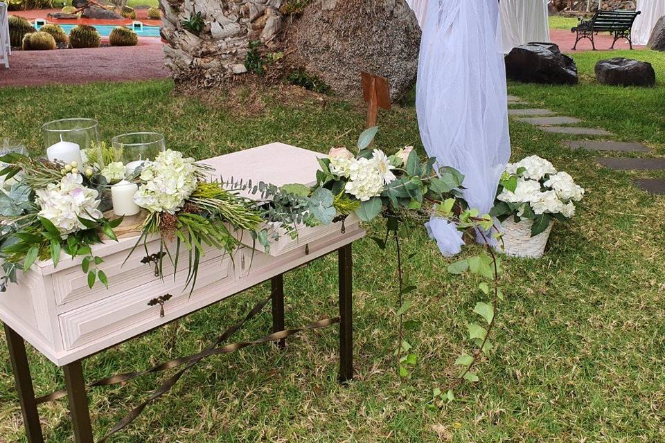 Decoración de boda