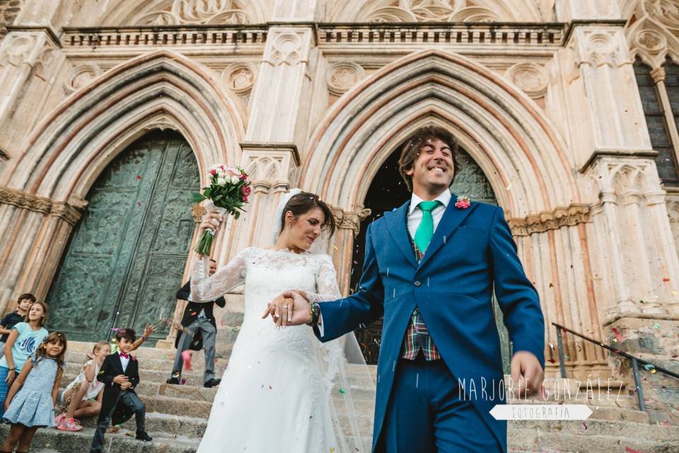 Boda de Marjorie González