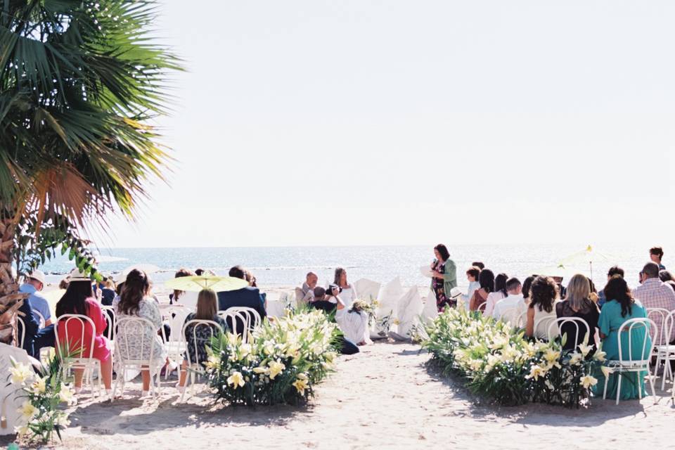 Boda en la playa