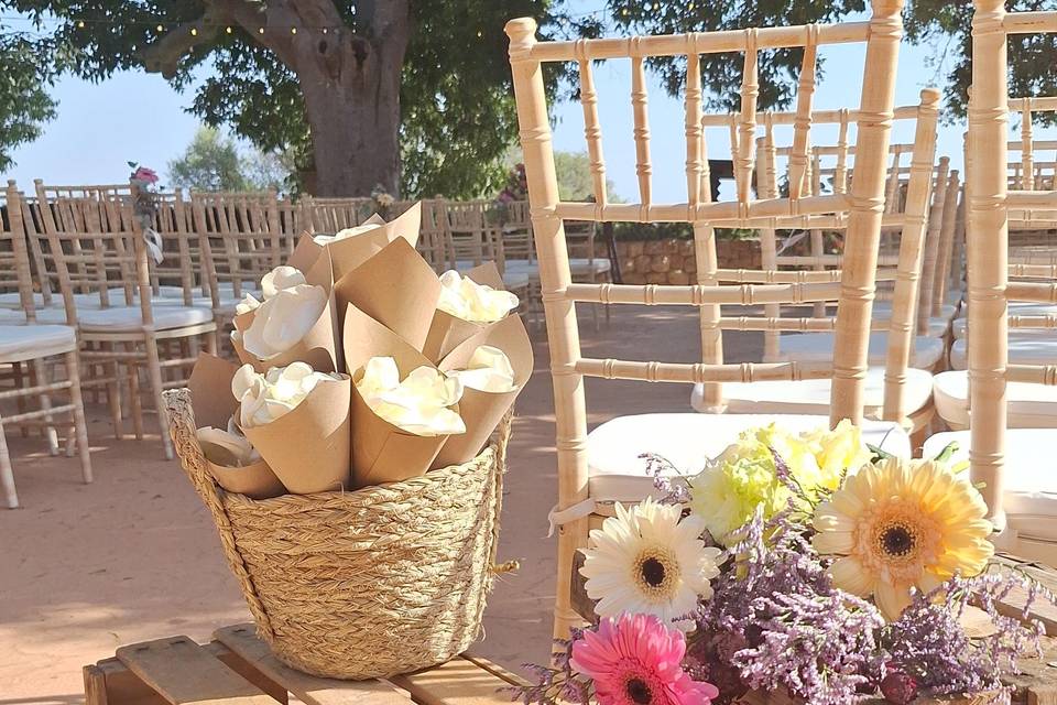 Pétalos ceremonia