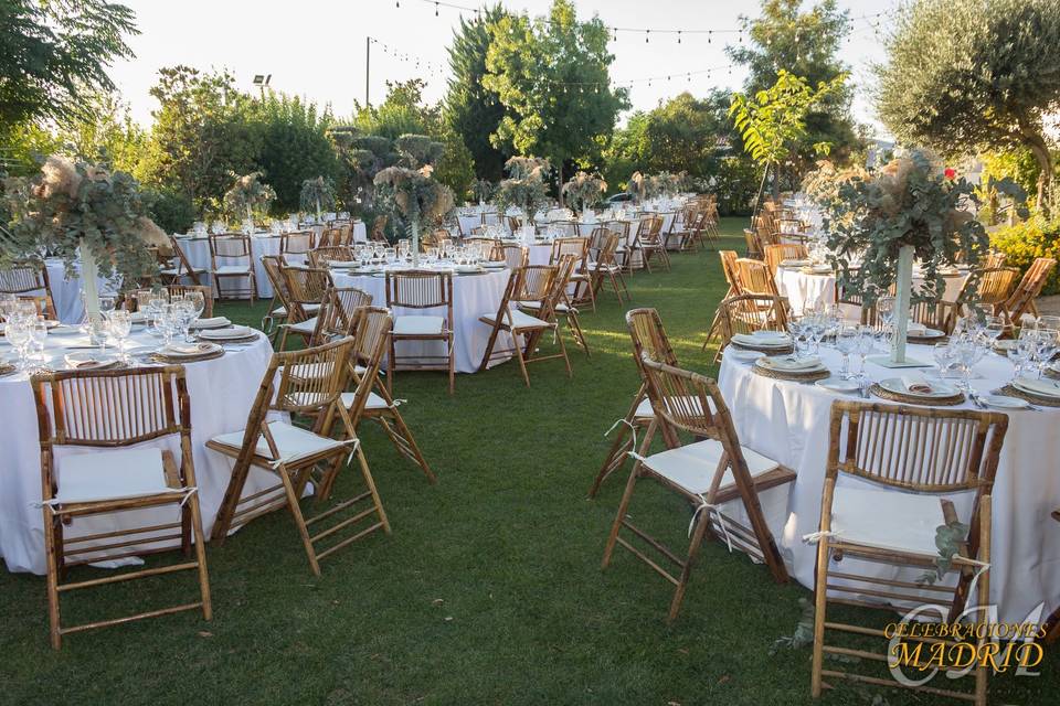 Boda en jardín